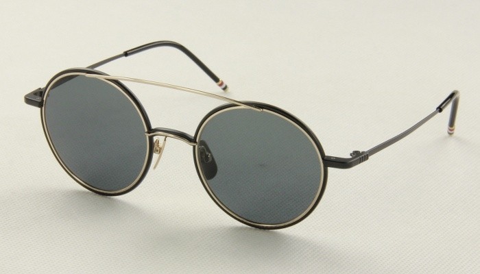 Okulary przeciwsłoneczne Thom Browne TB108A-T-BLK-GLD_50